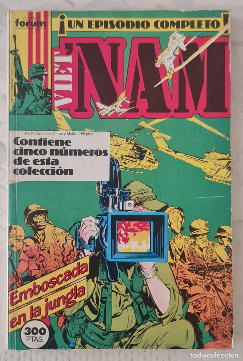 C&oacute;mics: VIET NAM. Tomo RETAPADO con los n&ordm; 1 al 5. Comics Forum 1988