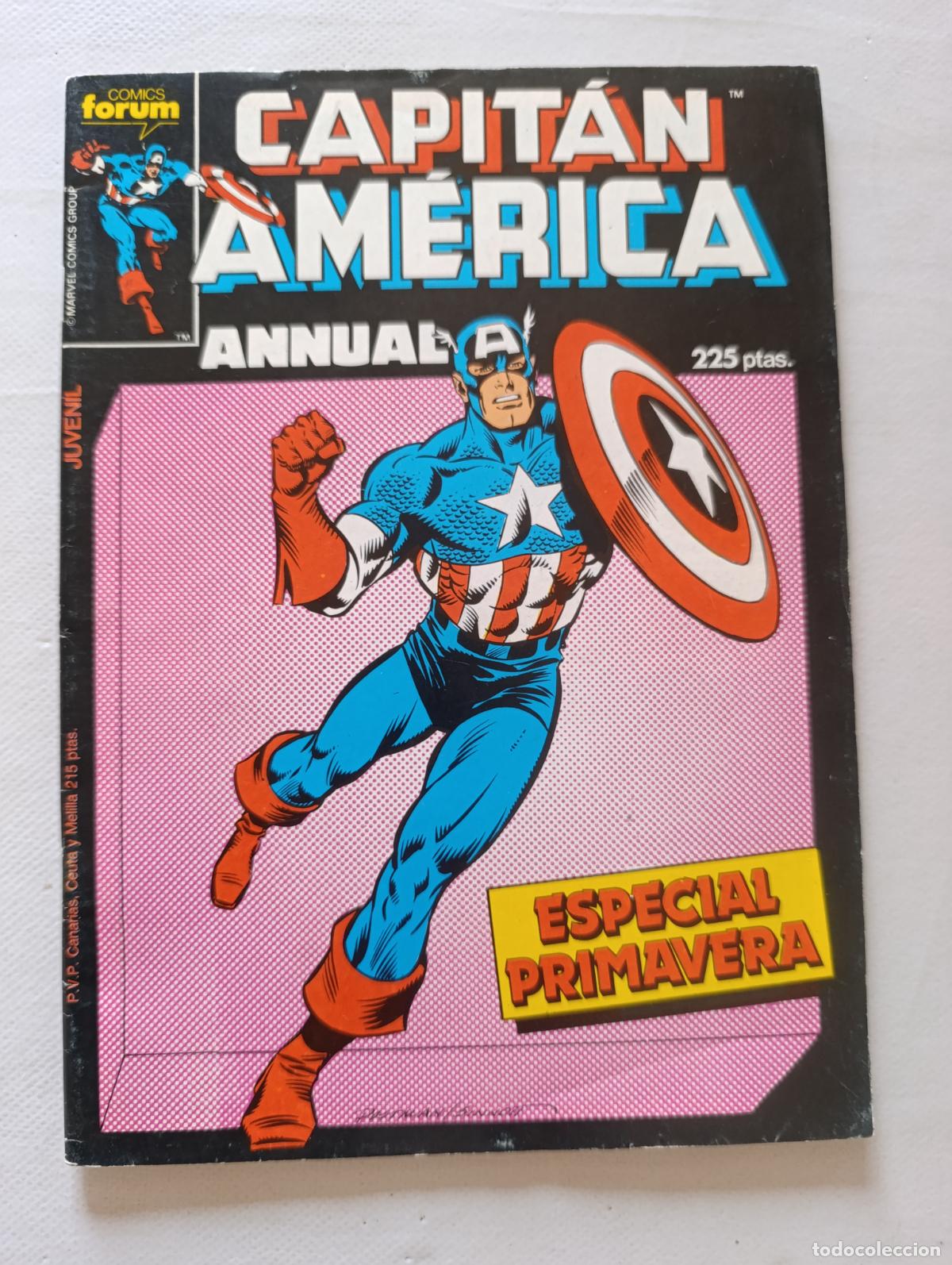 C&oacute;mics: CAPITAN AMERICA - ANNUAL - ESPECIAL PRIMAVERA - FORUM (371)