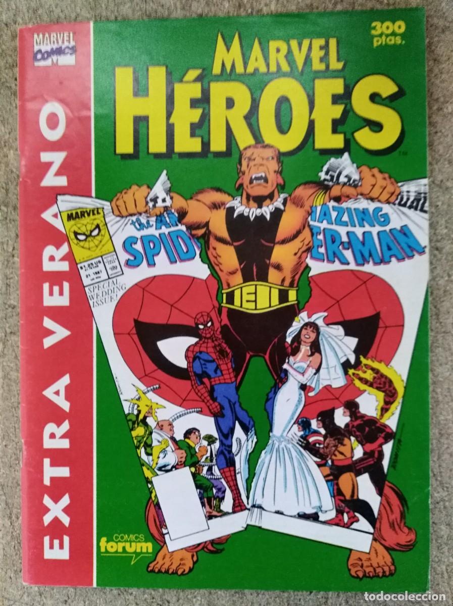 C&oacute;mics: Marvel Heroes.Extra Verano 1991.Marvel.Forum - Foto 1