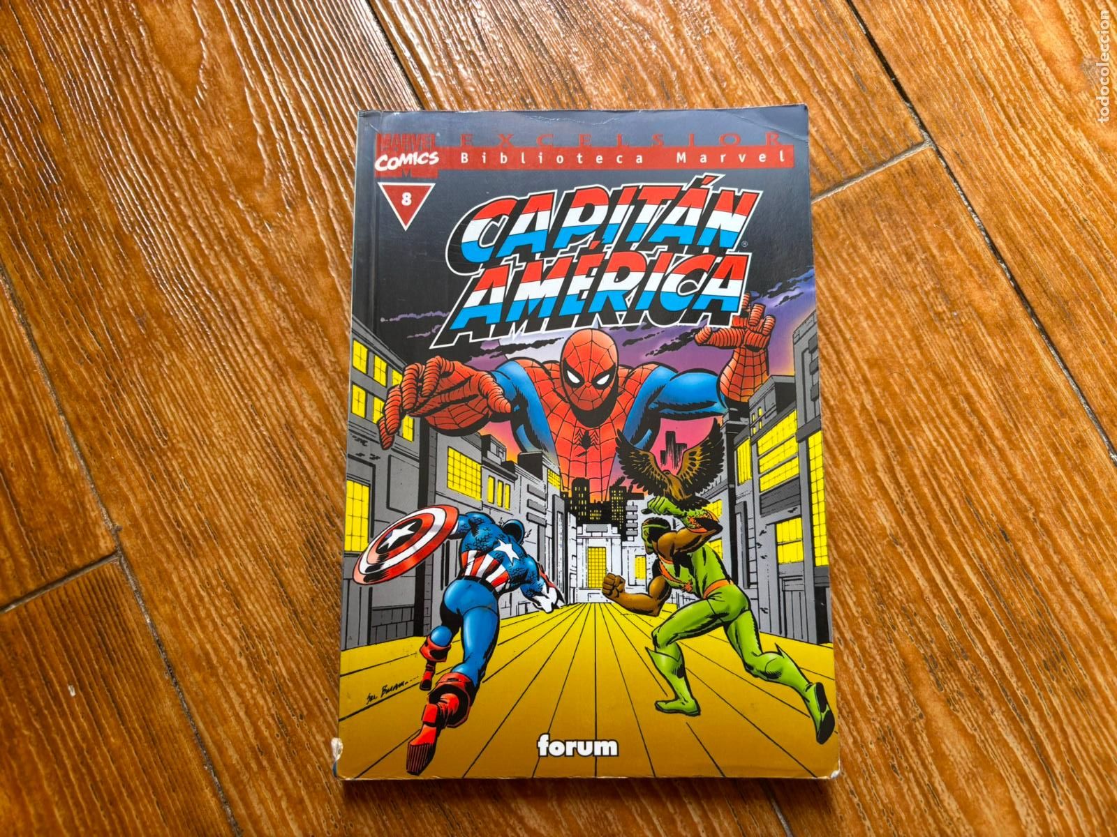 C&oacute;mics: CAPITAN AMERICA N&ordm; 8 BIBLIOTECA MARVEL COMICS EXCELSIOR EDICIONES FORUM