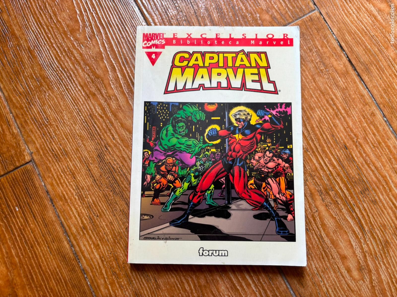 C&oacute;mics: CAPITAN MARVEL N&ordm; 4 BIBLIOTECA MARVEL COMICS EXCELSIOR EDICIONES FORUM