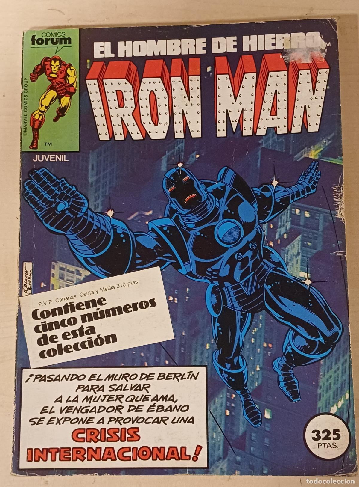 Comics: IRON MAN FORUM. RETAPADO 2 CON LOS N&Uacute;MEROS 6 A 10 DEL VOLUMEN 1 DE FORUM. 1985-86