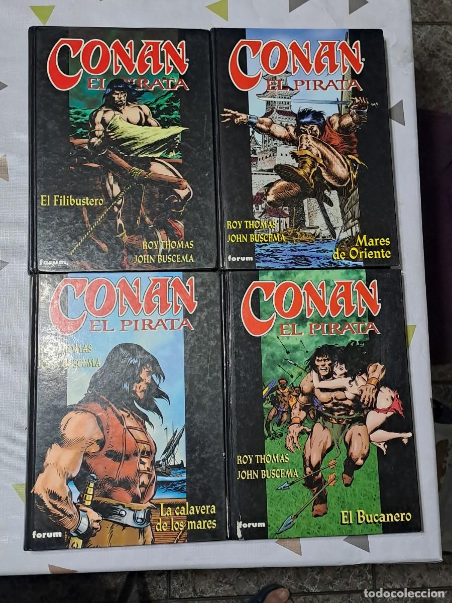 C&oacute;mics: Conan el pirata completa 4 numeros, Forum en buen estado