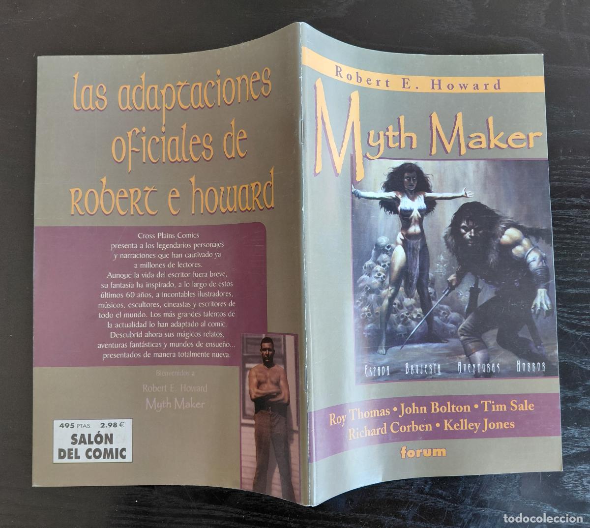 C&oacute;mics: R obert E. Howard Myth Maker Forum Planeta