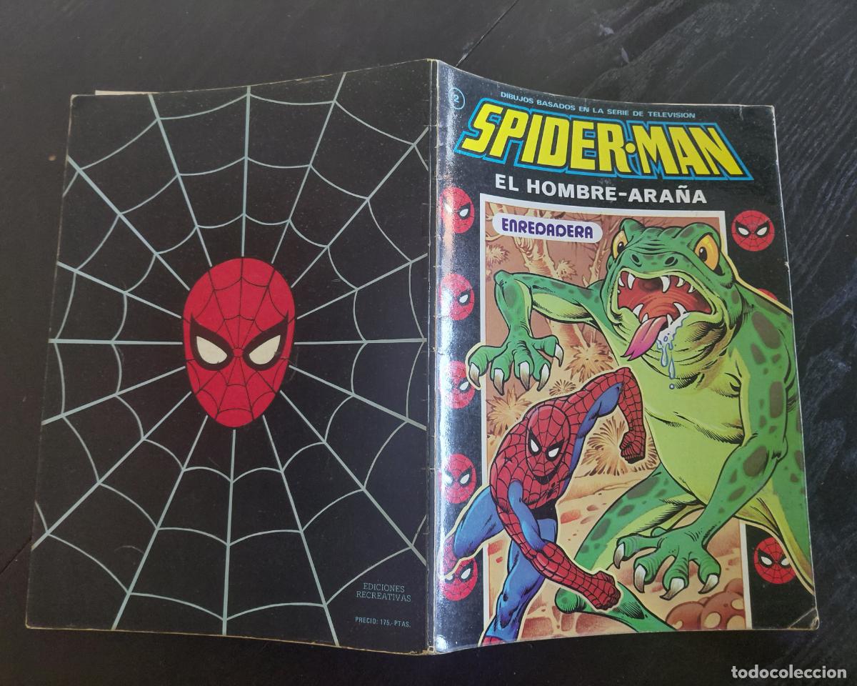 C&oacute;mics: Spiderman Hombre Ara&ntilde;a Ediciones Recreativas ERSA N&ordm; 2 A&ntilde;o 1981