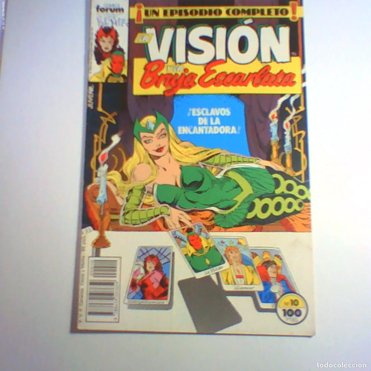 C&oacute;mics: la visi&oacute;n y la bruja escarlata n&ordm; 10. esclavos de la encantadora. forum 1986 (seminuevo)