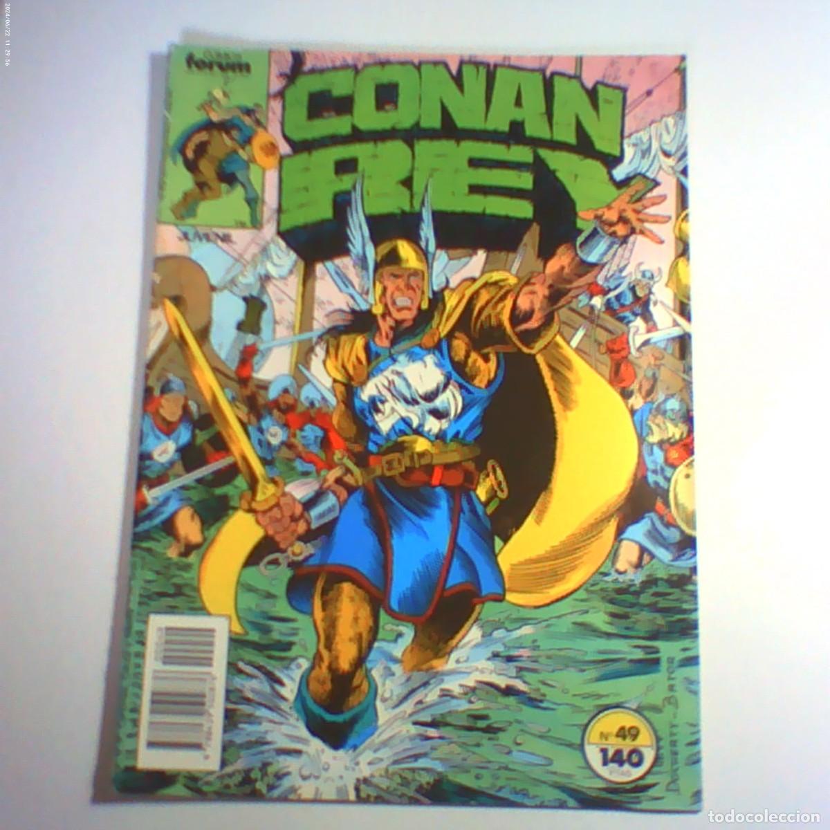 C&oacute;mics: conan rey n&ordm; 49 forum 1988 (seminuevo) - Foto 1