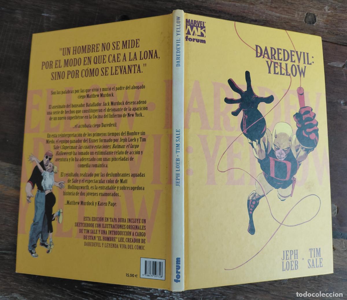 C&oacute;mics: Daredevil Amarillo Yellow Planeta Forum Tapa Dura Loeb Sale