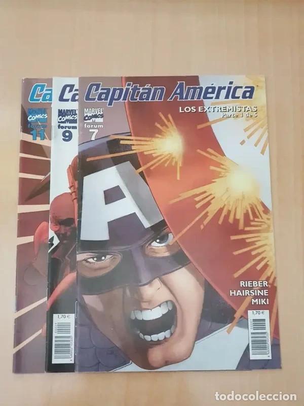 Comics: CAPIT&Aacute;N AM&Eacute;RICA vol 5, Forum, n&uacute;meros 7, 9, 11