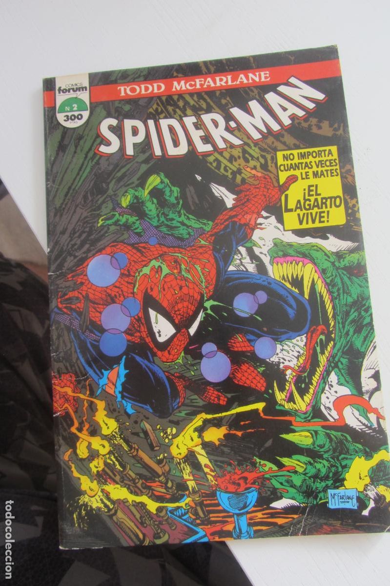 C&oacute;mics: SPIDER-MAN N&ordm; 2 - TODD MCFARLANE - COMICS FORUM 1990 FORUM - MARVEL ARX142 - Foto 1