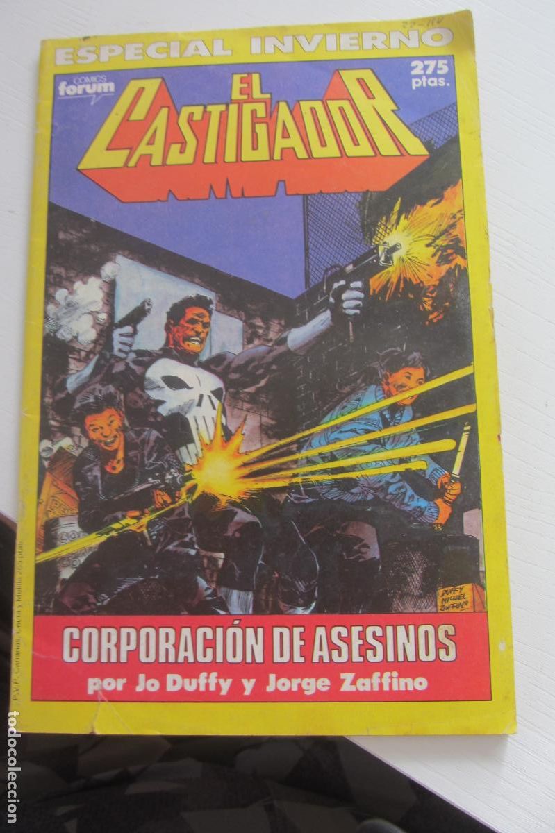 C&oacute;mics: EL CASTIGADOR ESPECIAL INVIERNO 1990 JORGE ZAFFINO FORUM - MARVEL ARX142