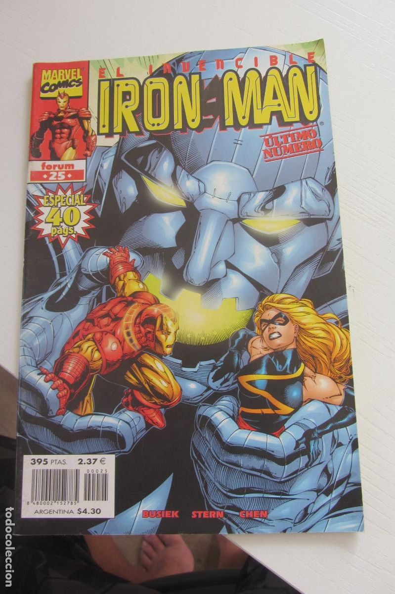 C&oacute;mics: IRON MAN VOL. IV N&ordm; 25 - &Uacute;LTIMO N&Uacute;MERO FORUM ARX142