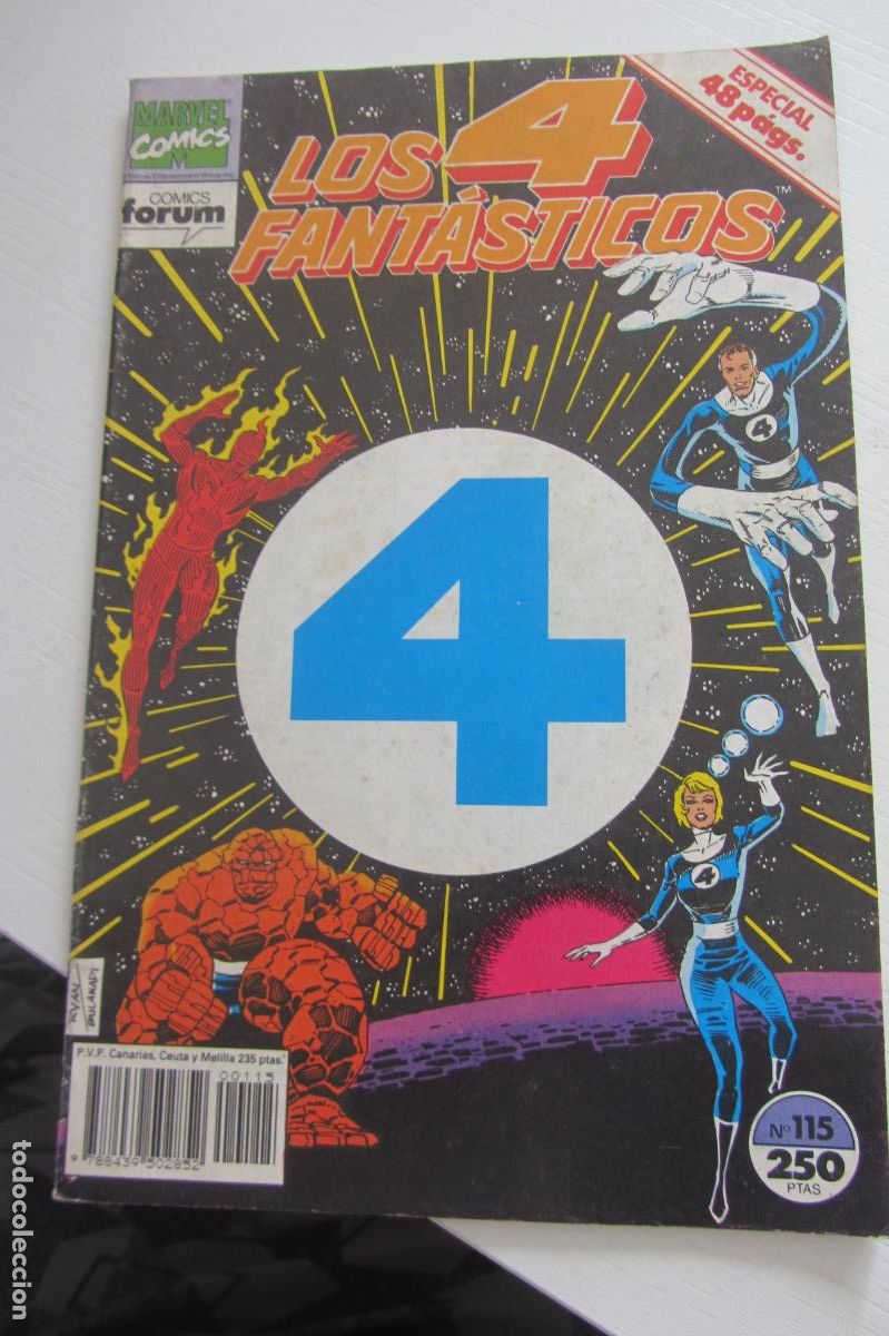 C&oacute;mics: 4 FANTASTICOS N&ordm; 115 - FORUM - VOL. I VOLUMEN 1 arx143
