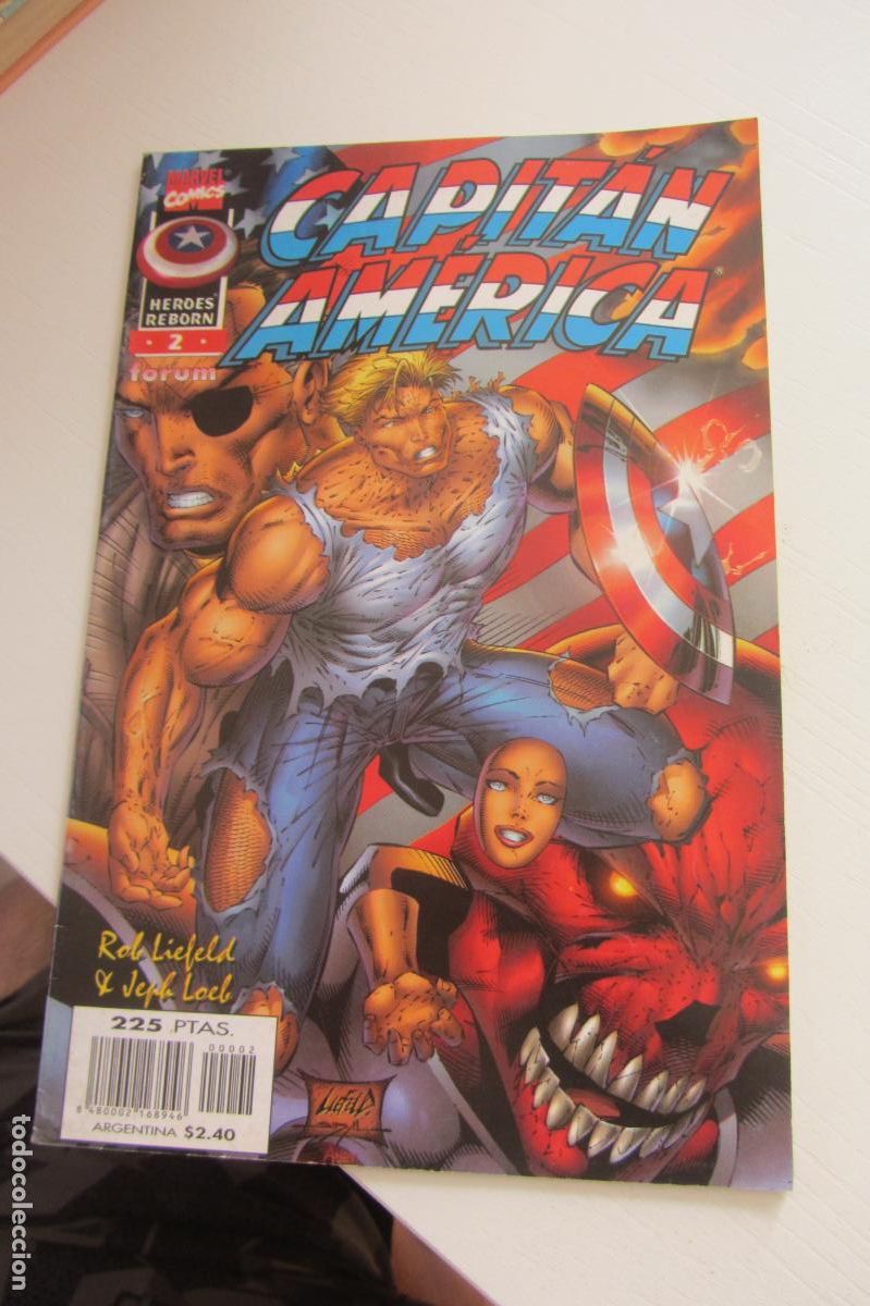 C&oacute;mics: HEROES REBORN - CAPITAN AMERICA N&ordm; 2 - BUEN ESTADO FORUM arx143