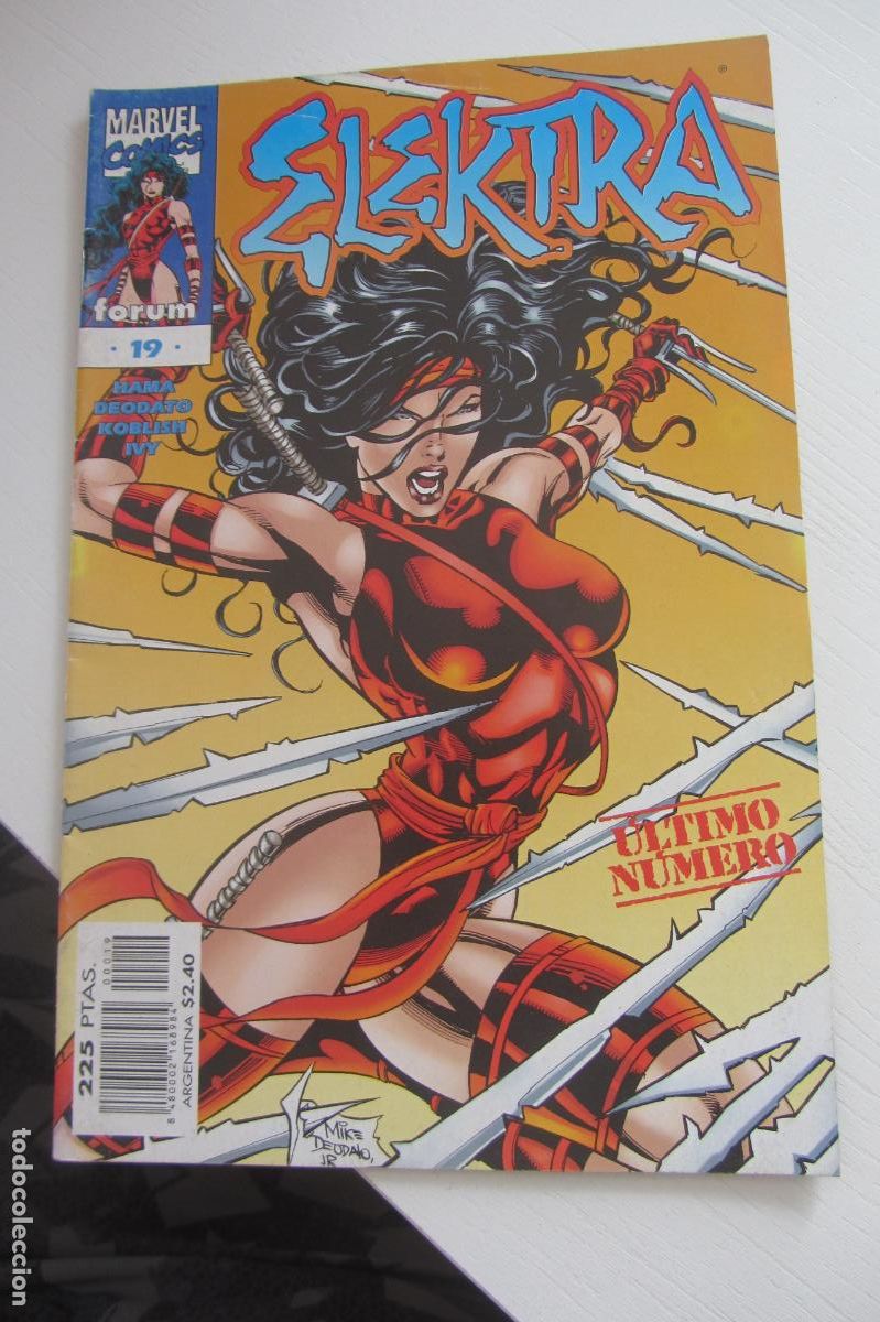 C&oacute;mics: ELEKTRA VOL I N&ordm; 19 ED. FORUM ULTIMO BUEN ESTADO arx143