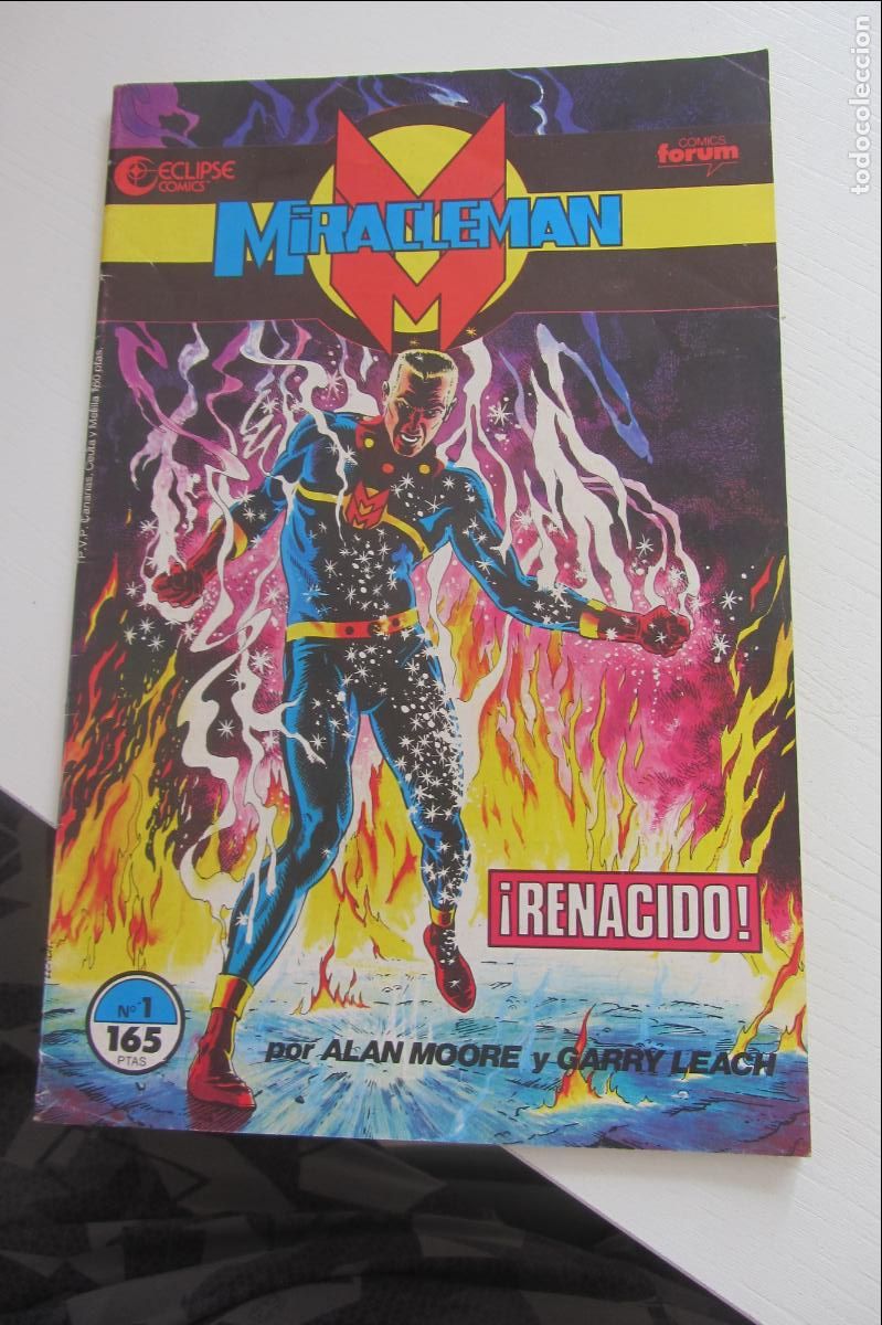C&oacute;mics: MIRACLEMAN N&ordm; 1 -ED. FORUM - ECLIPSE COMICS - ALAN MOORE Y GARRY LEACH - CON POSTER arx146 - Foto 1