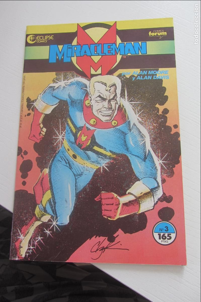 C&oacute;mics: MIRACLEMAN N&ordm; 3 FORUM - ECLIPSE COMICS - ALAN MOORE ALAN DAVIS arx146 - Foto 1