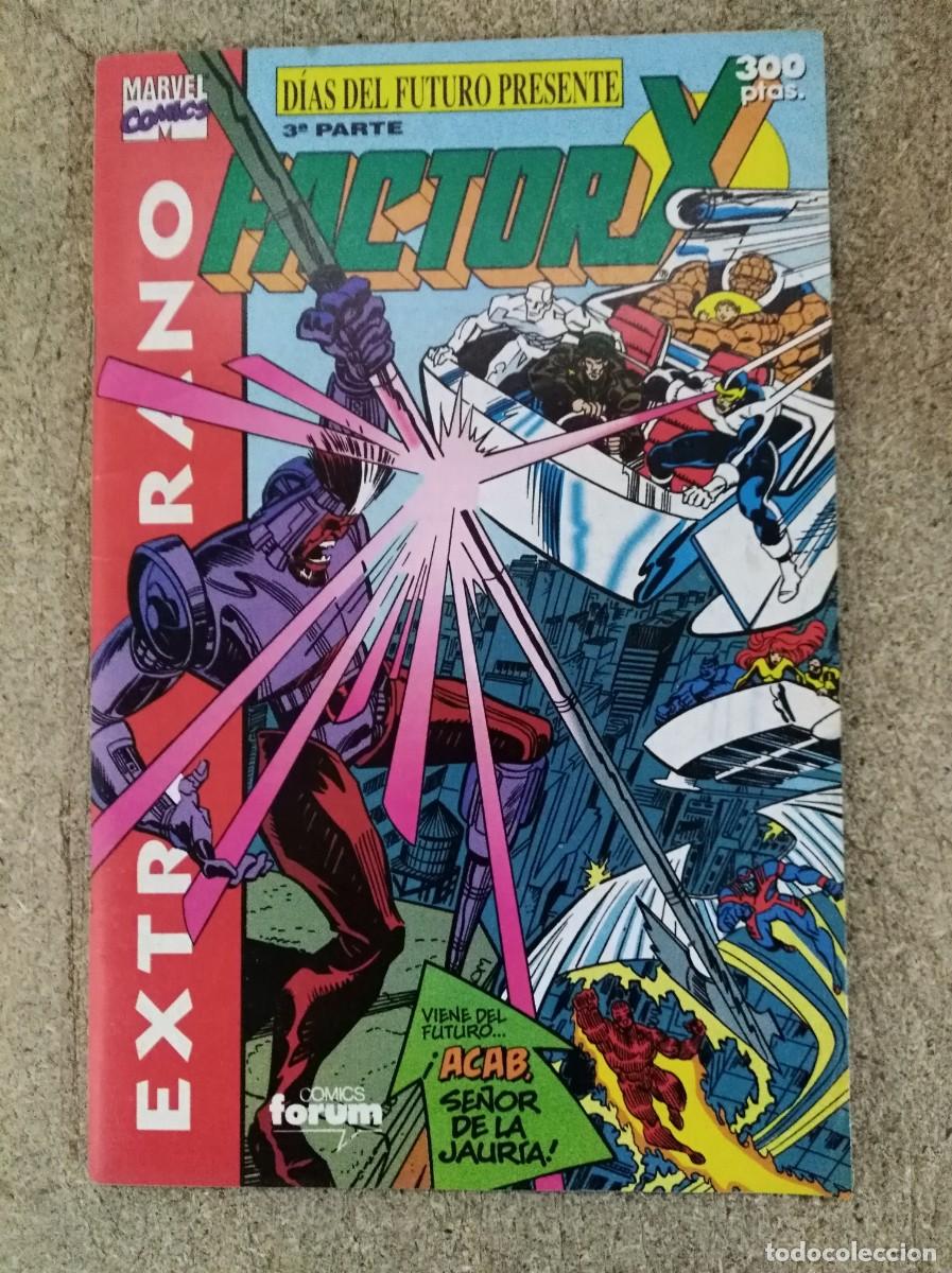 C&oacute;mics: Factor X.Extra Verano 1991.Dias del Futuro Presente 3&ordf; parte.Marvel.Forum