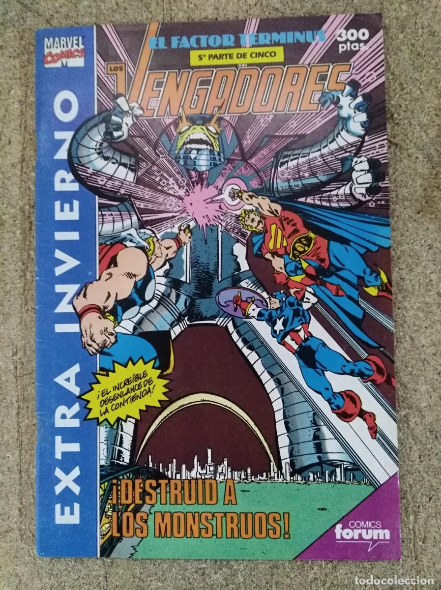 C&oacute;mics: Los Vengadores.Extra Invierno 1991.El Factor Terminus 5&ordf; parte.Marvel.Forum