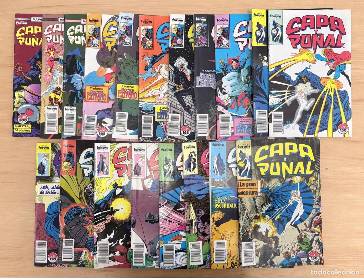 C&oacute;mics: LOTE DE 19 C&Oacute;MICS CAPA Y PU&Ntilde;AL N&ordm; 1-20 (FALTA N&ordm; 18). FORUM COMICS