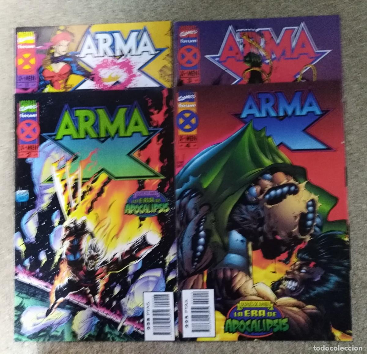 C&oacute;mics: Arma X.Vol. 2.La Era del Apocalipsis.Completa 4 comics.Marvel.Forum