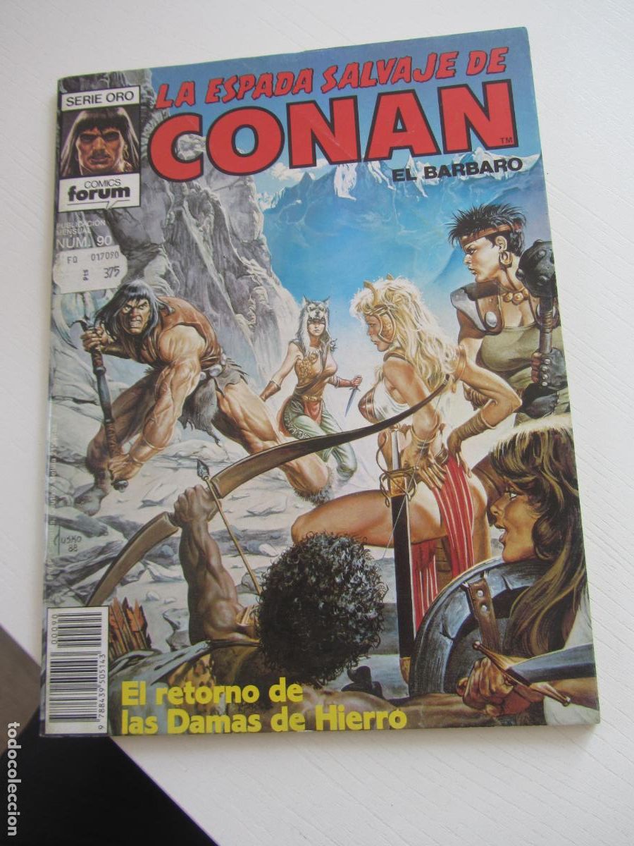 C&oacute;mics: LA ESPADA SALVAJE DE CONAN EL BARBARO N&ordm; 90 SERIE ORO. FORUM arx157