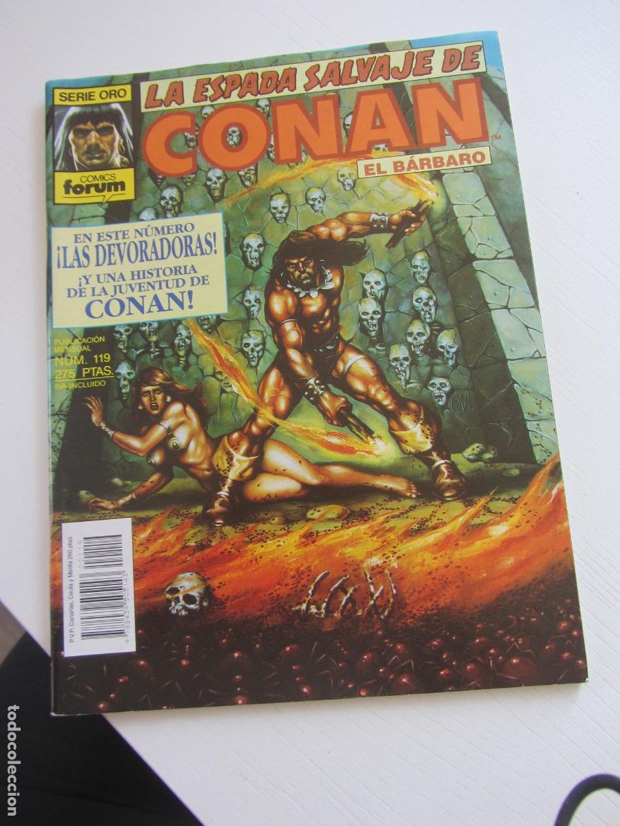 C&oacute;mics: LA ESPADA SALVAJE DE CONAN EL BARBARO N&ordm; 119 SERIE ORO. FORUM arx157