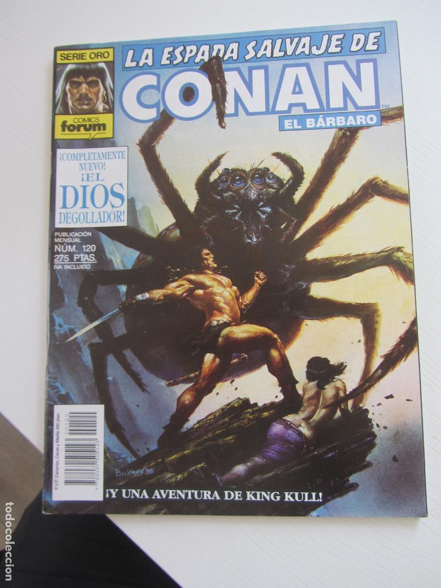 C&oacute;mics: LA ESPADA SALVAJE DE CONAN EL BARBARO N&ordm; 120 SERIE ORO. FORUM arx157