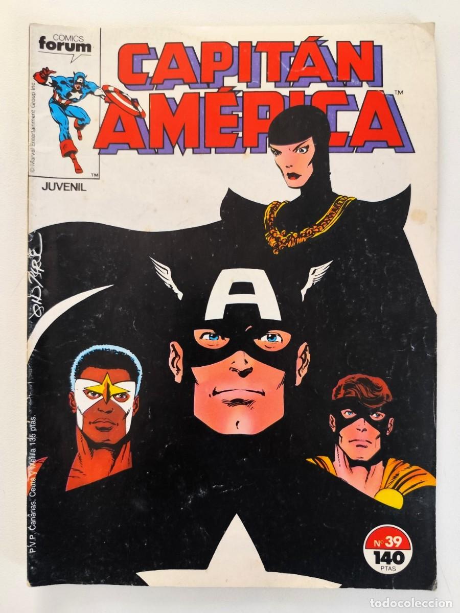 C&oacute;mics: CAPIT&Aacute;N AM&Eacute;RICA Vol.1 # 39 (JM Dematteis, Mike Zeck, Sal Buscema) ~ MARVEL/FORUM (1987)