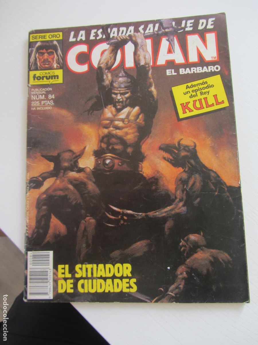 C&oacute;mics: LA ESPADA SALVAJE DE CONAN EL BARBARO N&ordm; 84 SERIE ORO. FORUM arx158