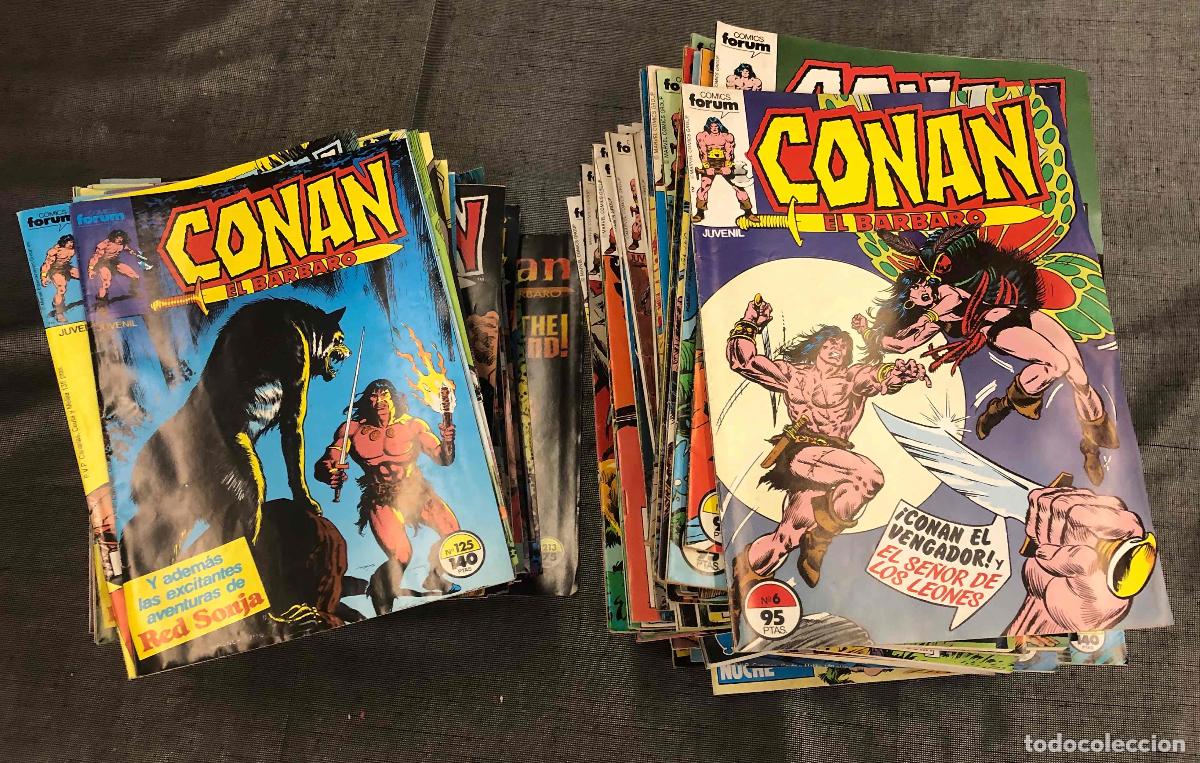 C&oacute;mics: CONAN EL BARBARO COLECCION CASI COMPLETA, FALTAN 18 NUMEROS. FORUM 1983