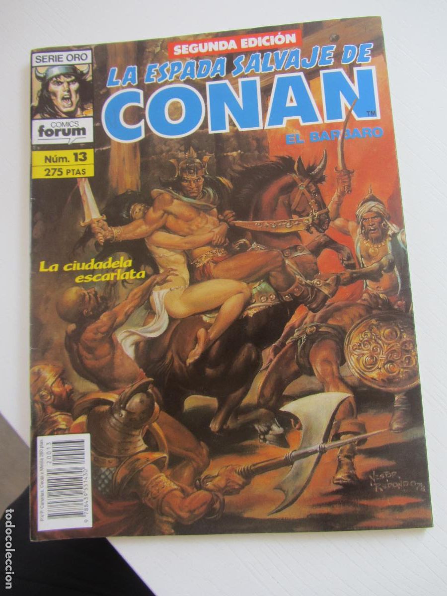 C&oacute;mics: LA ESPADA SALVAJE DE CONAN EL BARBARO N&ordm; 13 SERIE ORO. FORUM arx158