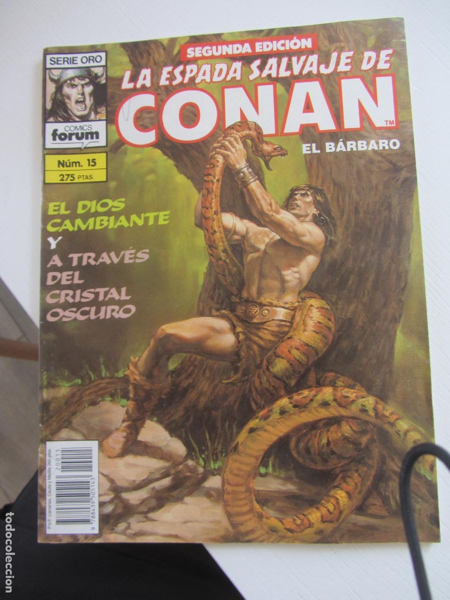 C&oacute;mics: LA ESPADA SALVAJE DE CONAN EL BARBARO N&ordm; 15 SERIE ORO. FORUM arx158