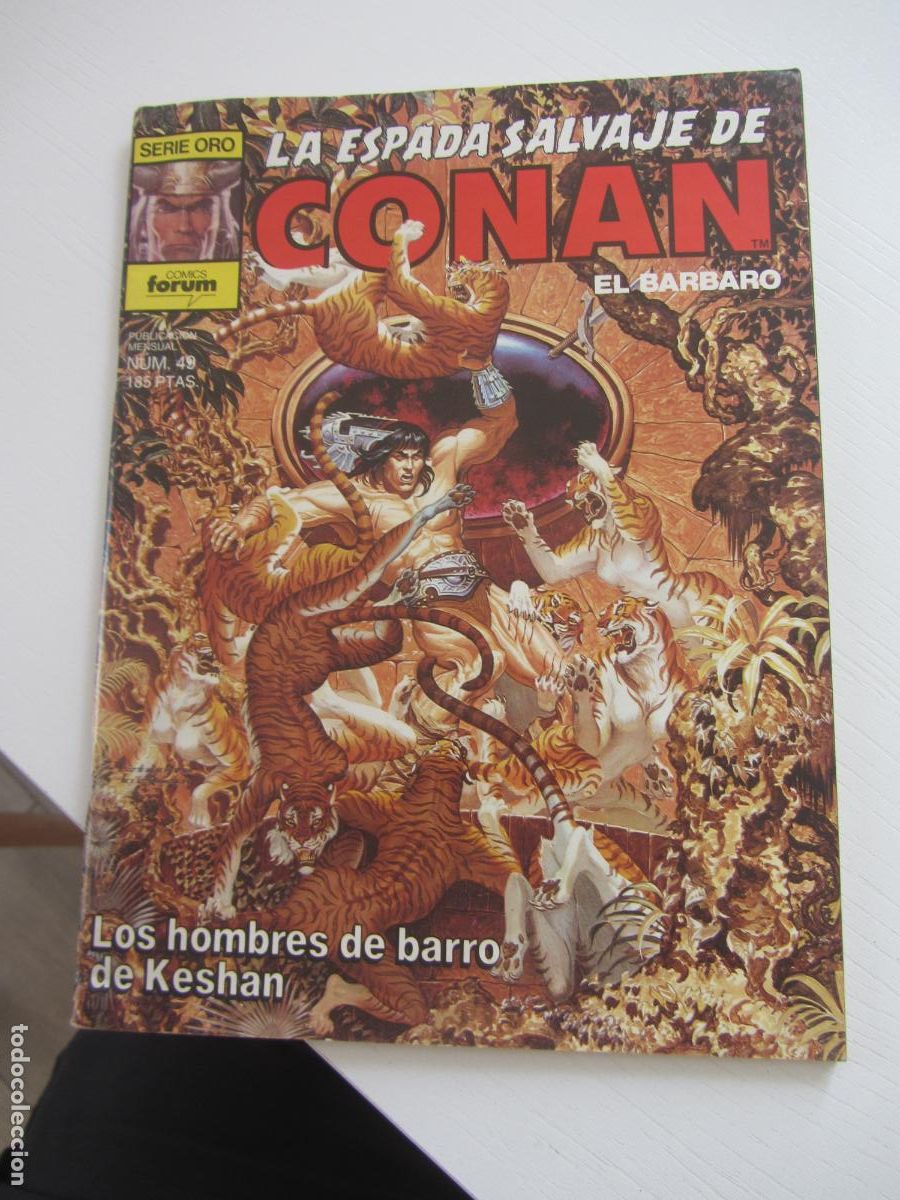 C&oacute;mics: LA ESPADA SALVAJE DE CONAN EL BARBARO N&ordm; 49 SERIE ORO. FORUM arx158