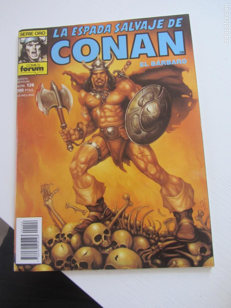 C&oacute;mics: LA ESPADA SALVAJE DE CONAN EL BARBARO N&ordm; 126 SERIE ORO. FORUM arx158