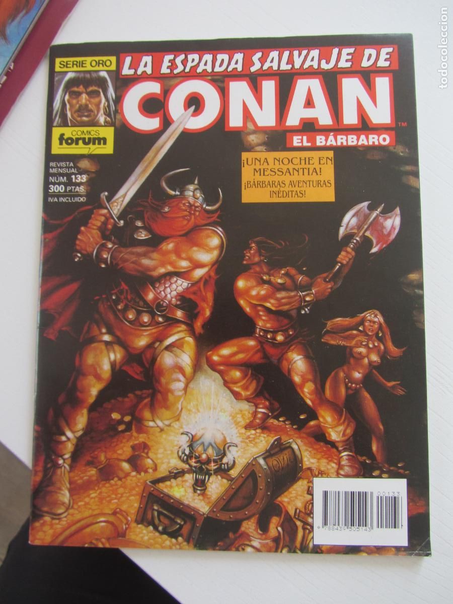 C&oacute;mics: LA ESPADA SALVAJE DE CONAN EL BARBARO N&ordm; 133 SERIE ORO. FORUM arx159