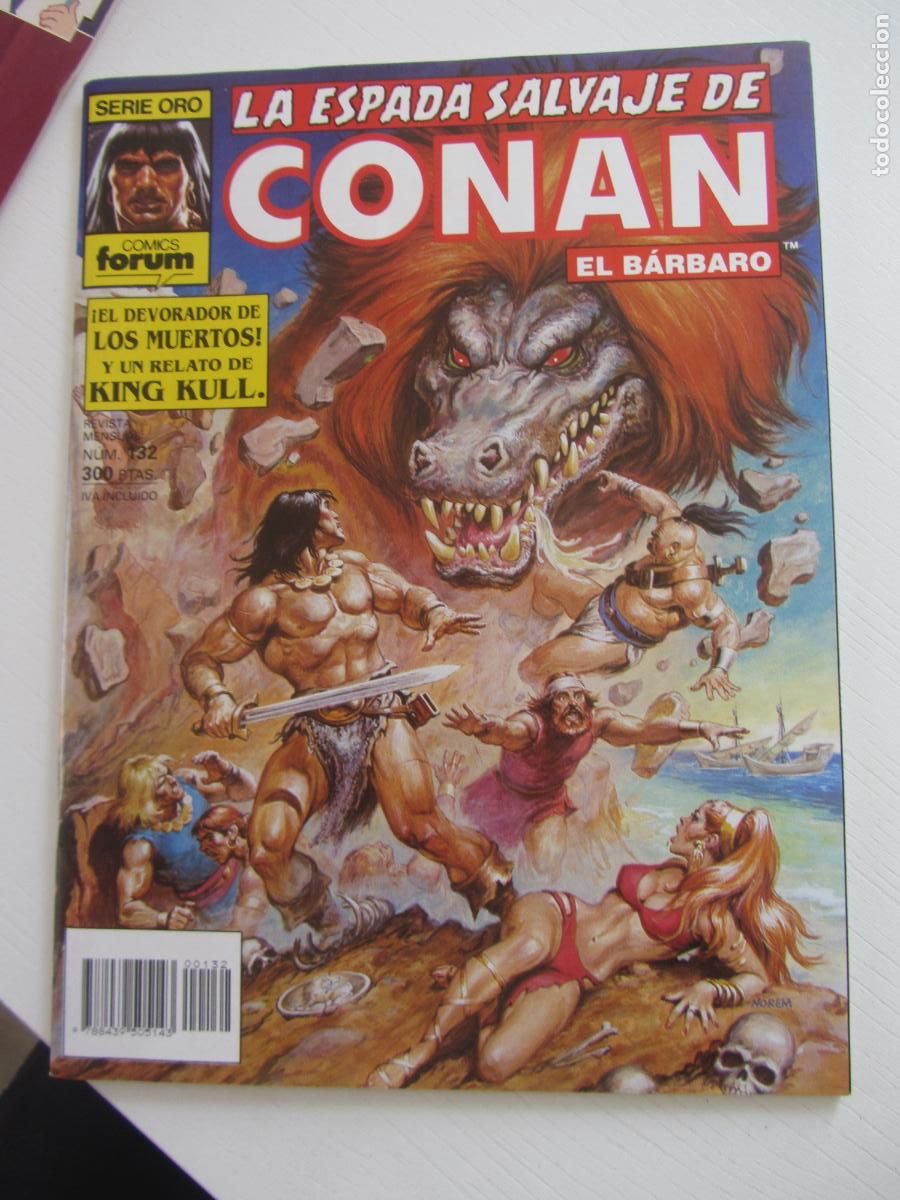 C&oacute;mics: LA ESPADA SALVAJE DE CONAN EL BARBARO N&ordm; 132 SERIE ORO. FORUM arx159