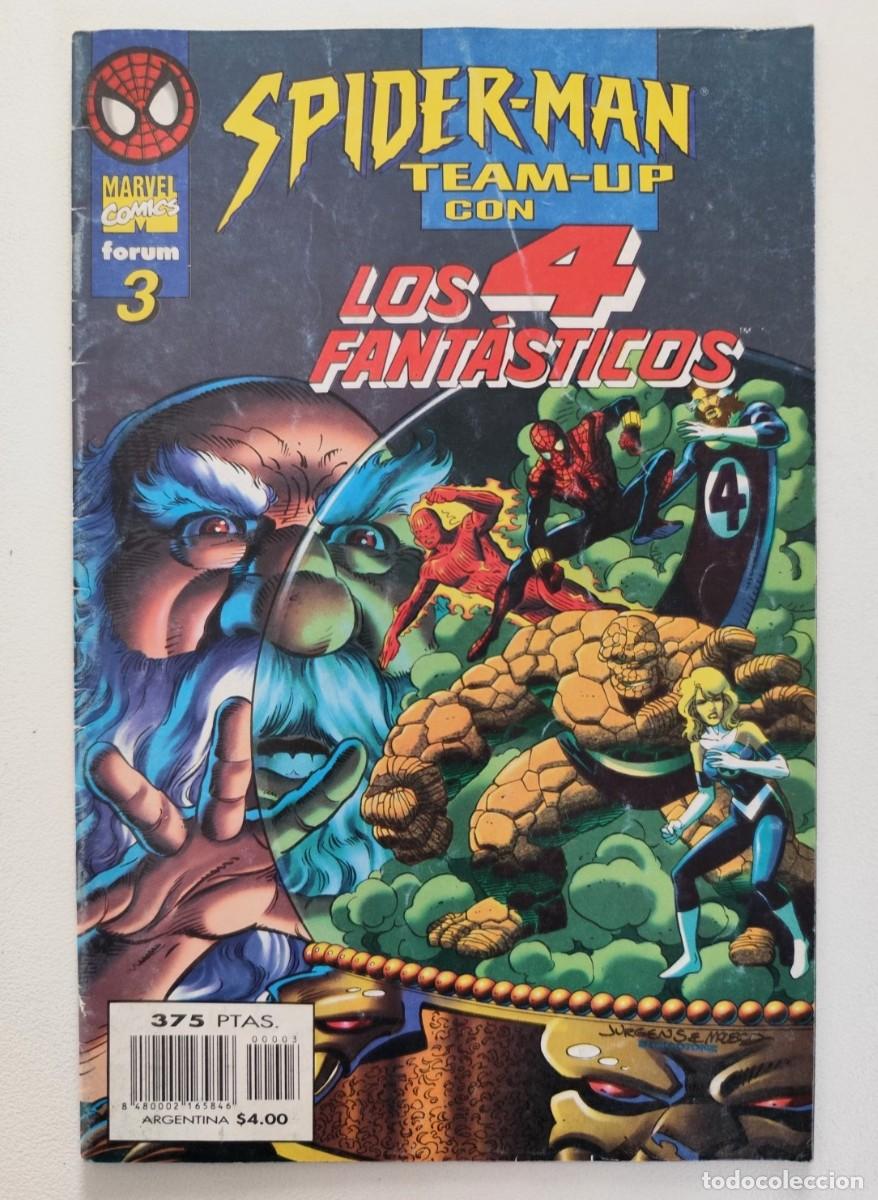 C&oacute;mics: SPIDERMAN TEAM-UP # 3 con los 4 Fant&aacute;sticos (Dan Jurgens, Bob McLeod ) ~ MARVEL/FORUM (1997)