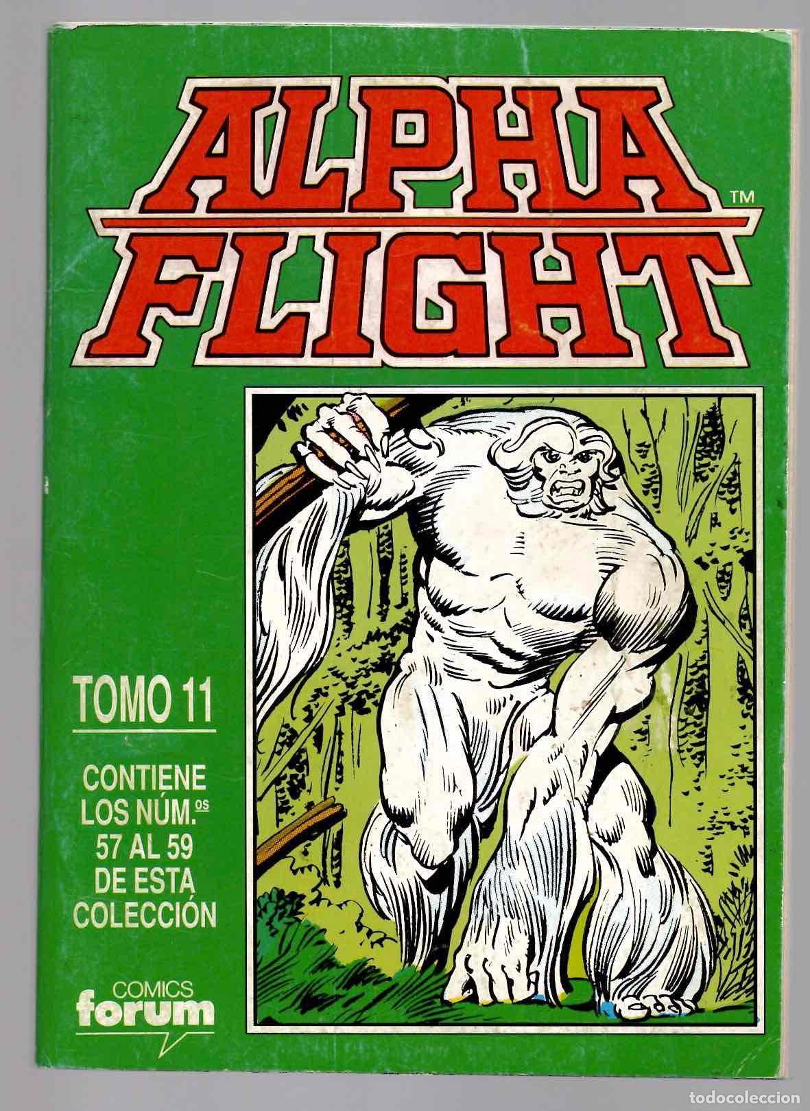 C&oacute;mics: ALPHA FLIGHT TOMO 11. CONTIENE LOS NUM. 57 AL 59. FORUM - Foto 1