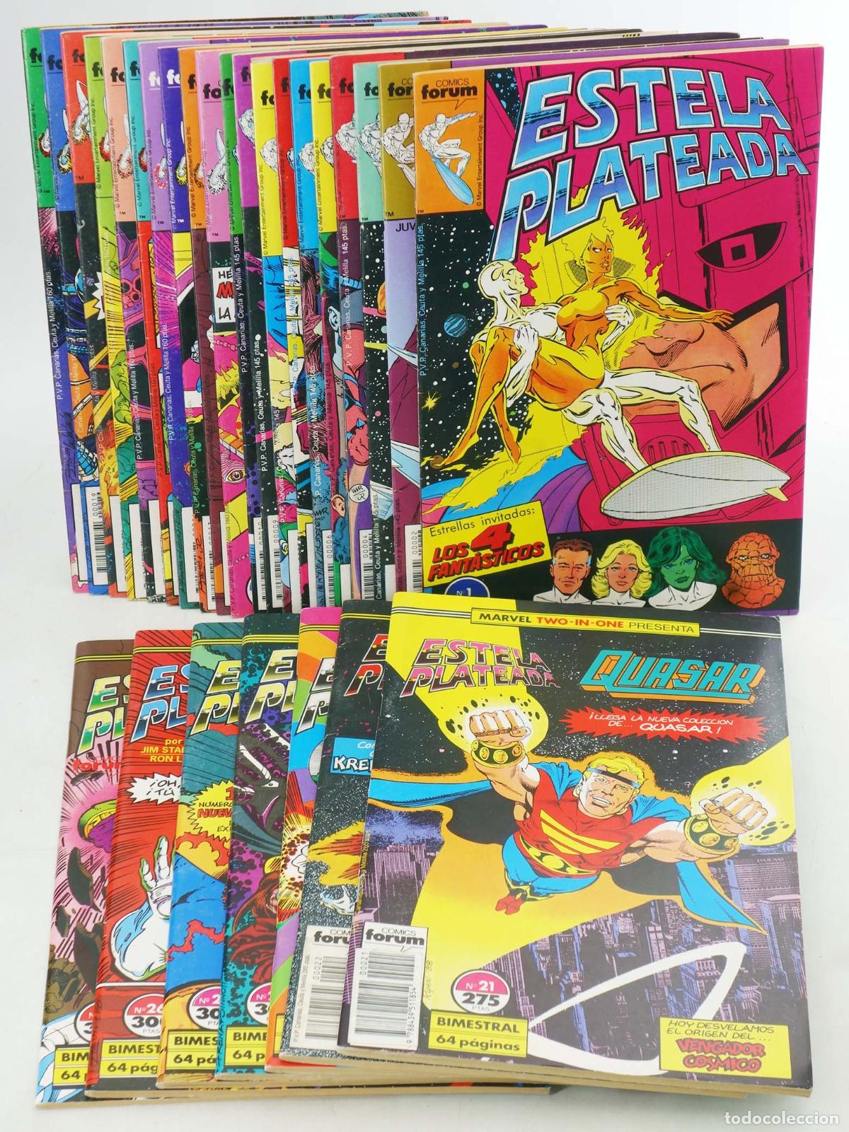 C&oacute;mics: ESTELA PLATEADA VOL. 1 1 A 27. COMPLETA. Forum, 1989