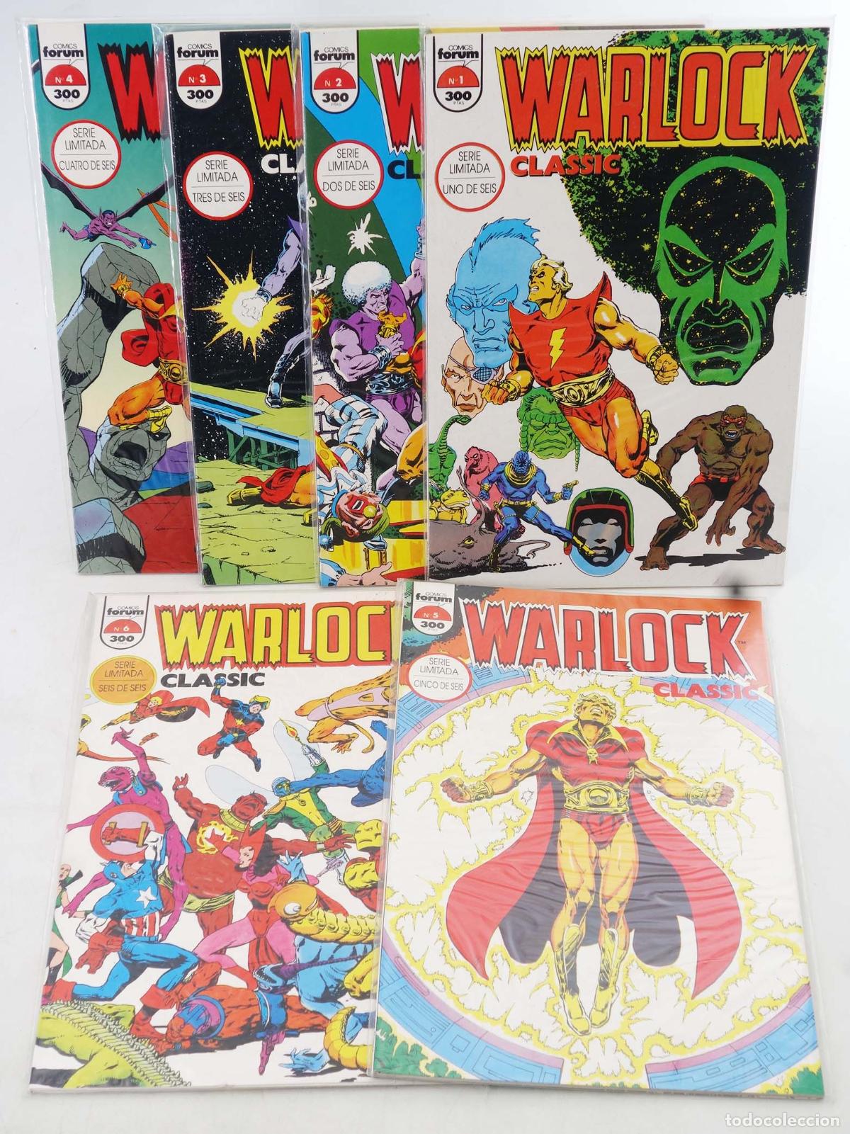 C&oacute;mics: WARLOCK CLASSIC 1 A 6. COMPLETA. Forum, 1992