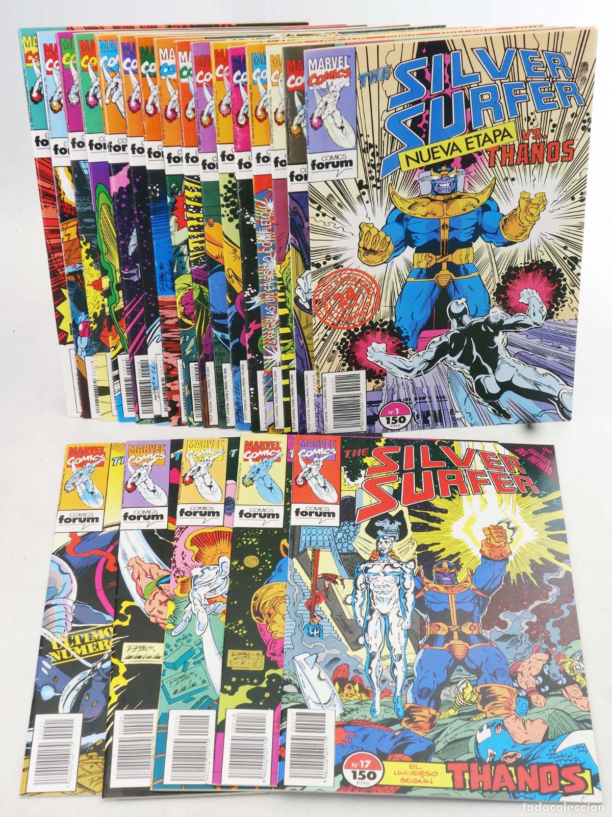 C&oacute;mics: SILVER SURFER VOL. 2 1 A 21. COMPLETA. Forum, 1992