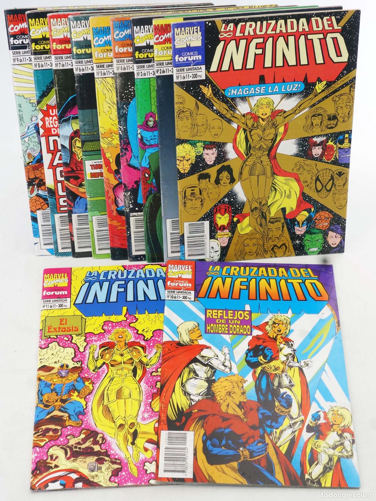 C&oacute;mics: LA CRUZADA DEL INFINITO 1 A 11. COMPLETA. Forum, 1994