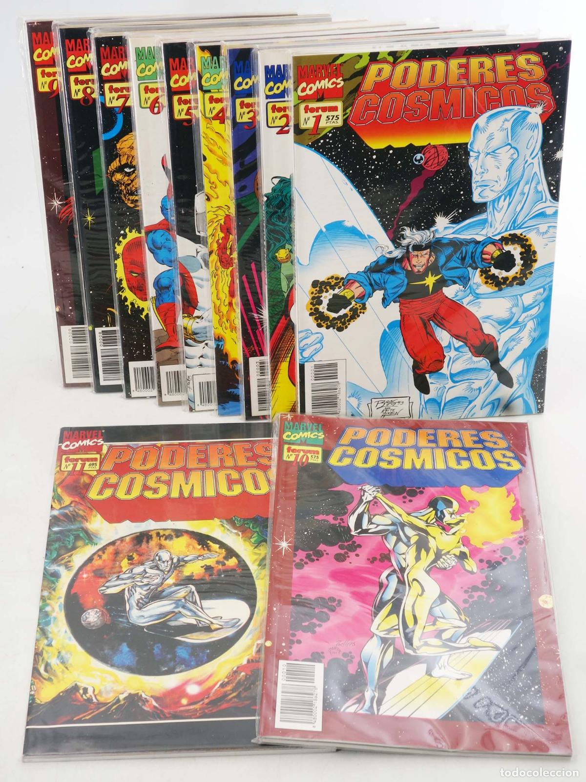C&oacute;mics: PODERES C&Oacute;SMICOS VOL. 2 1 A 11. COMPLETA. Forum, 1995