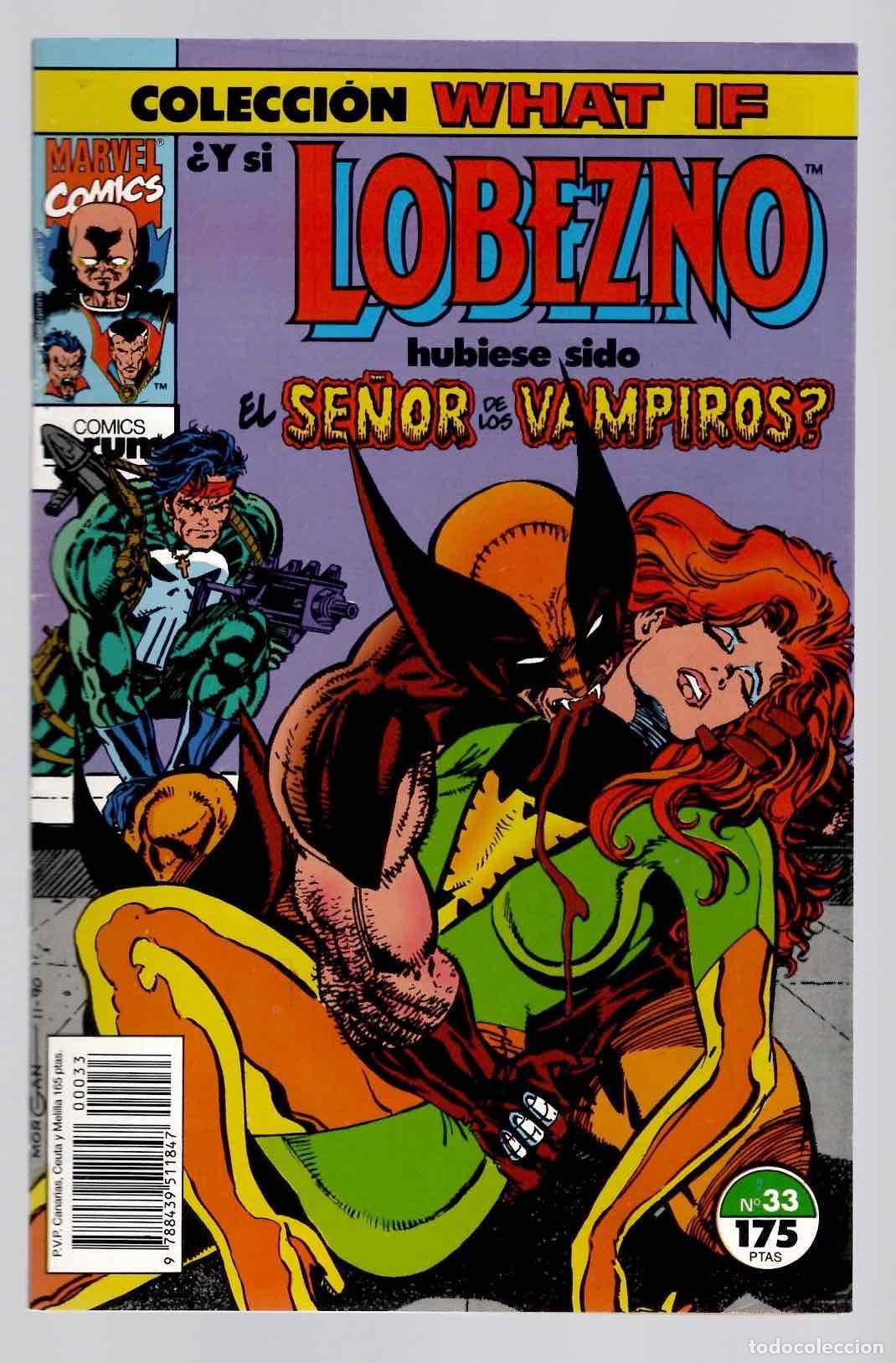C&oacute;mics: COLECCION WHAT IF 33 &iquest;Y SI LOBEZNO HUBIESE SIDO EL SE&Ntilde;OR DE LOS VAMPIROS? CON POSTER