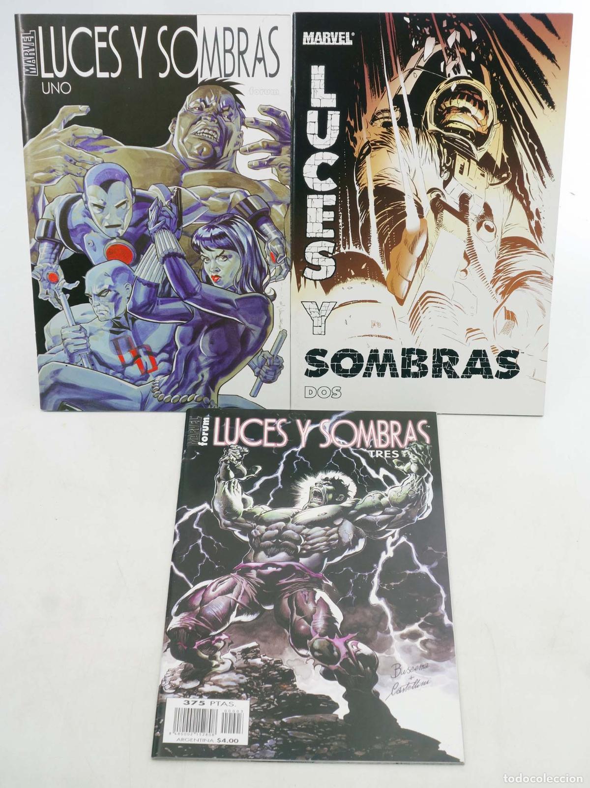 Comics: LUCES Y SOMBRAS 1 A 3. COMPLETA. Forum, 1998