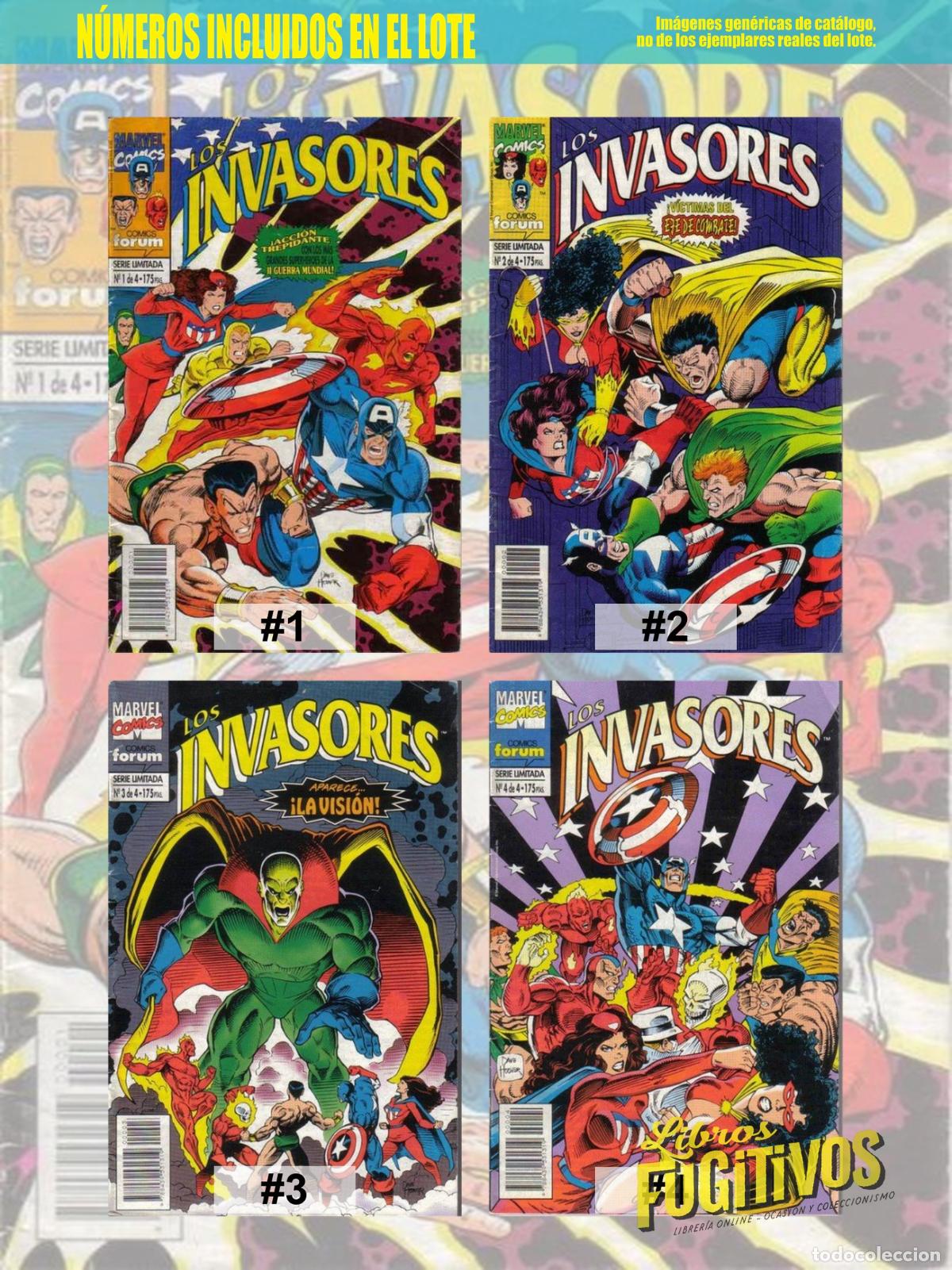 C&oacute;mics: INVASORES 1 A 4. COMPLETA. Forum, 1994 - Foto 3