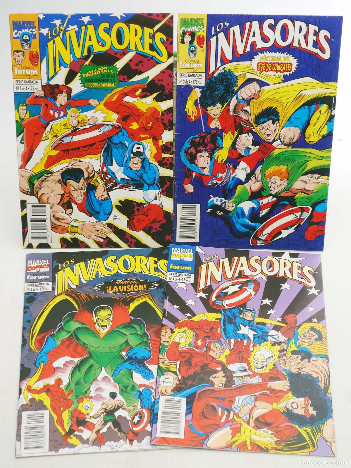 C&oacute;mics: INVASORES 1 A 4. COMPLETA. Forum, 1994 - Foto 1