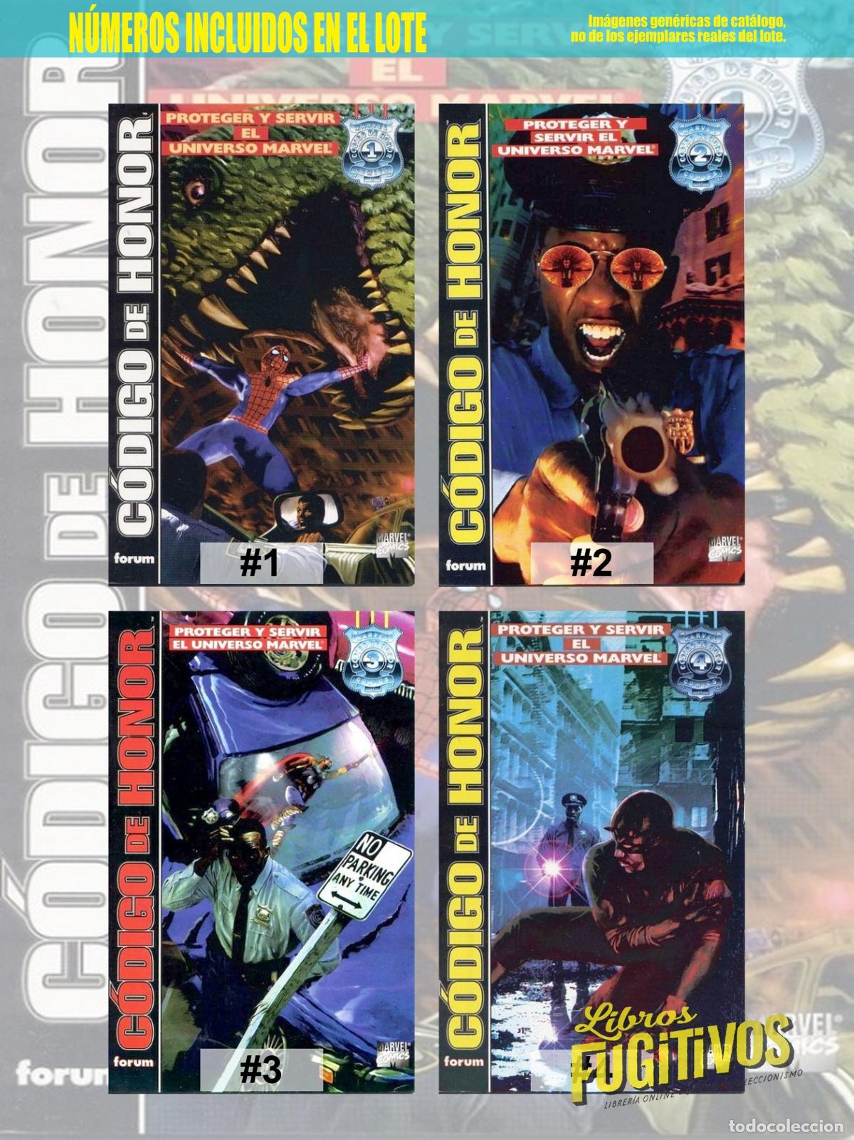 C&oacute;mics: C&Oacute;DIGO DE HONOR 1 A 4. COMPLETA. Forum, 1997 - Foto 3