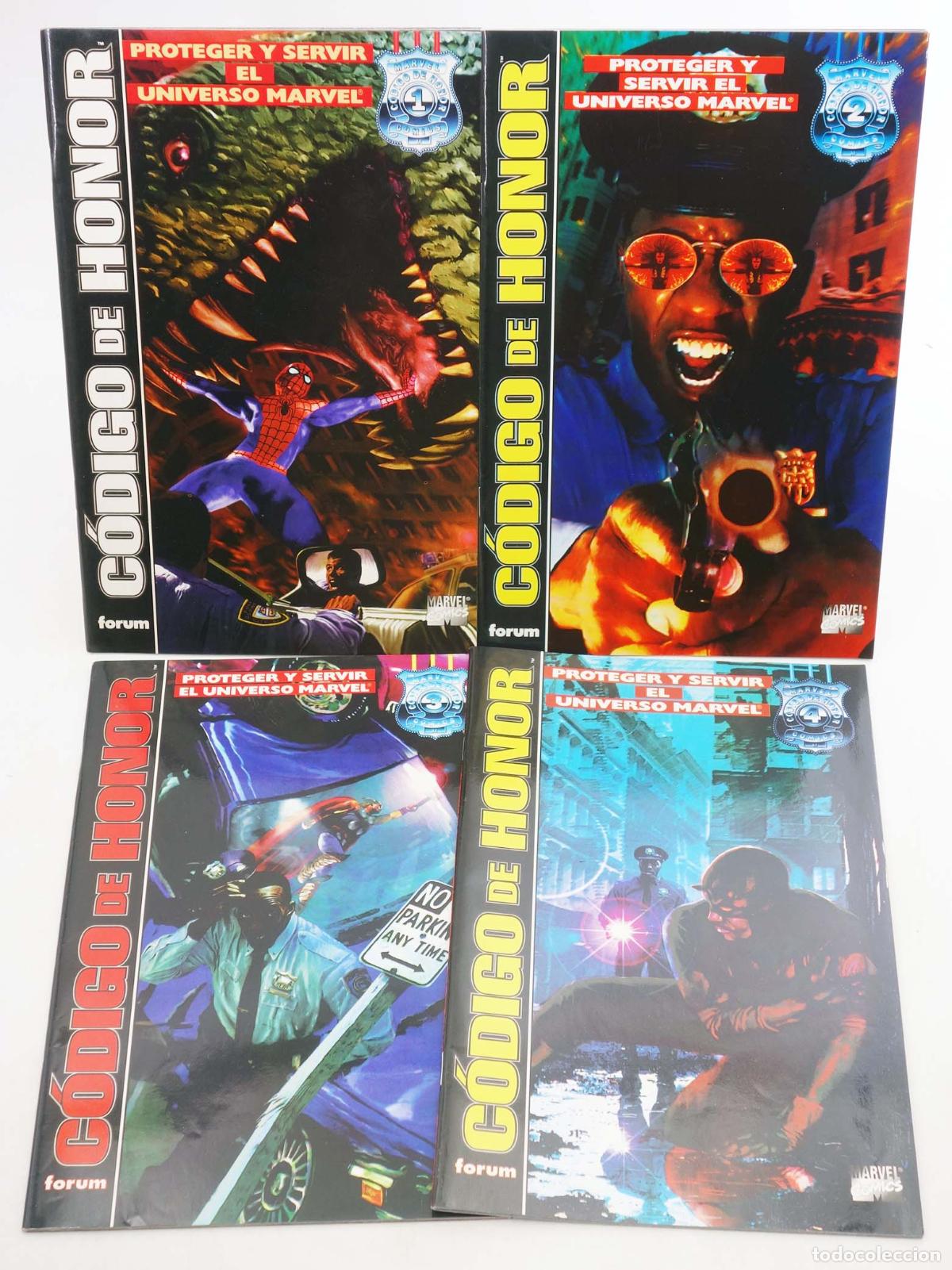 C&oacute;mics: C&Oacute;DIGO DE HONOR 1 A 4. COMPLETA. Forum, 1997